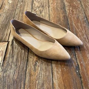 Tan Tory Burch Flats